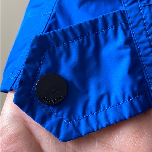 Athleta bright blue raincoat Sz XXS - Picture 10 of 13